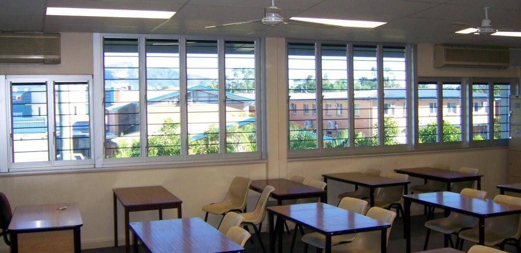 breezway louvres in school