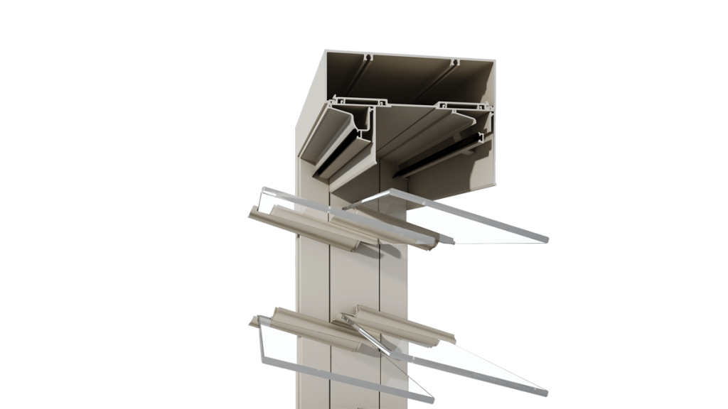 Breezway Wins Most Innovative Window System Design Award for 2018-
Dualair System cross section