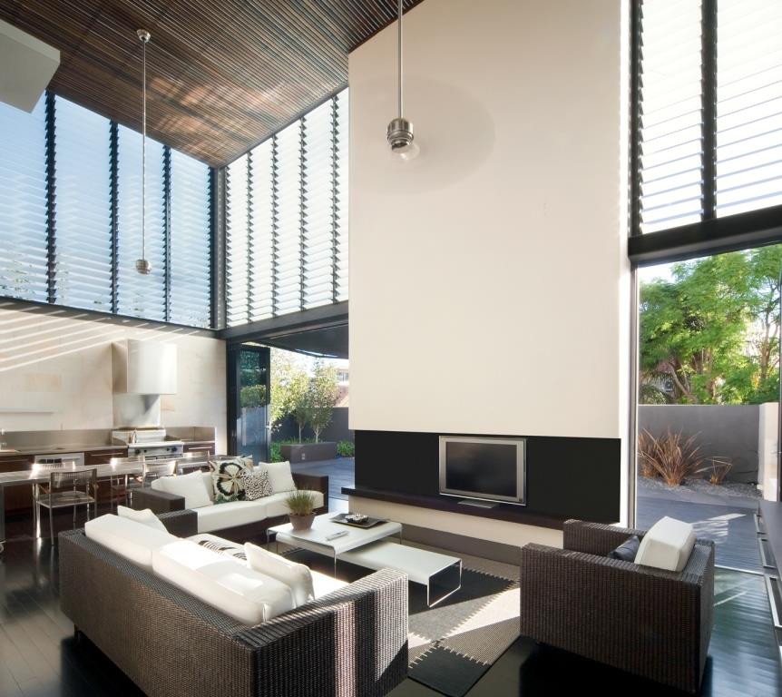 Three Natural Ventilation Strategies You Need to Know-
Internal living room with breezway louvres