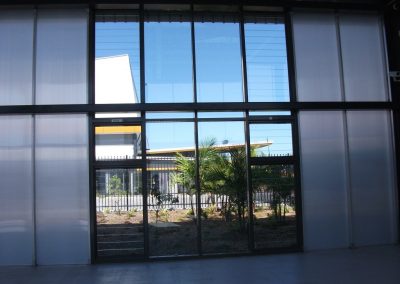 Exterior of building with Breezway Louvres