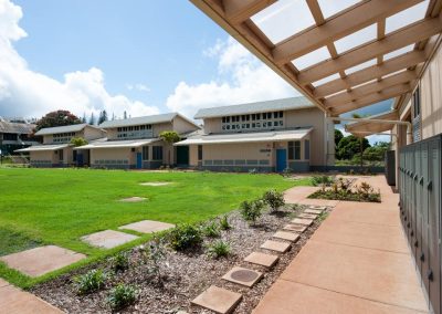 Exterior of Hawaii School with Breezway Louvres